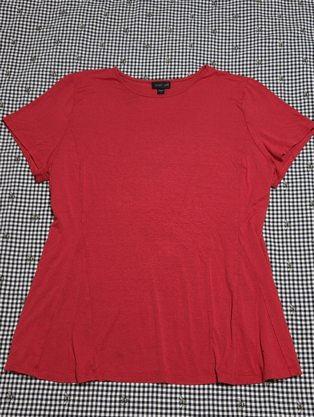 J. Jill Wearever Collection Red Top